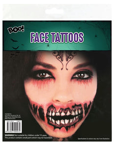 Halloween Face Tattoos