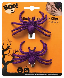 Spider Hair Clips 2PK