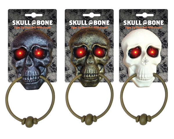 Animated Haunted Door Bell 24cm Assorted