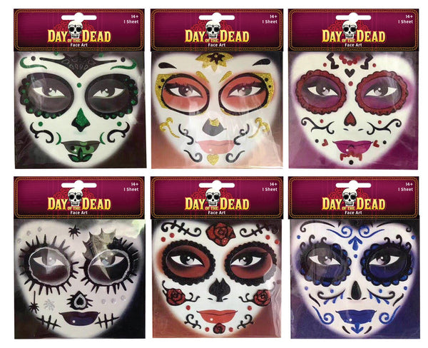 Day Of The Dead Face Art