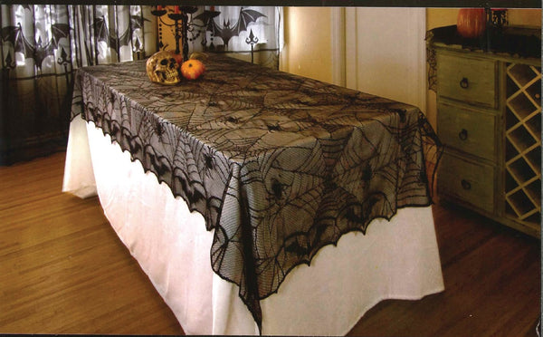Table Cover Lace Spiderweb 1.2 X 2.4m