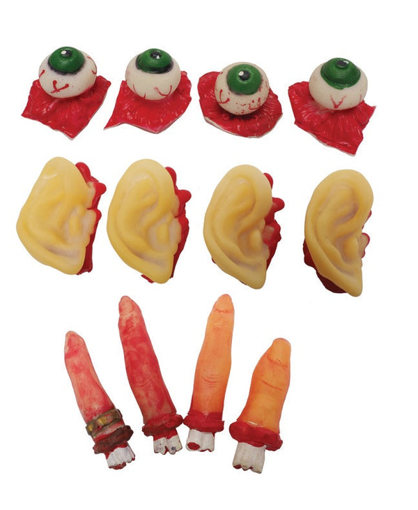 Bloody Body Parts 5pc