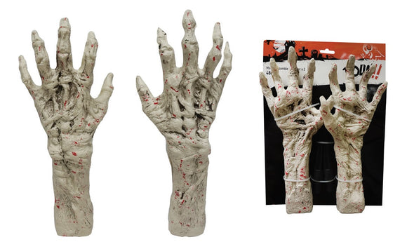 Zombie Hands Lawn Stakes (48cm) 2PK
