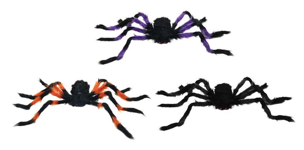 Furry Spider 75cm Assorted