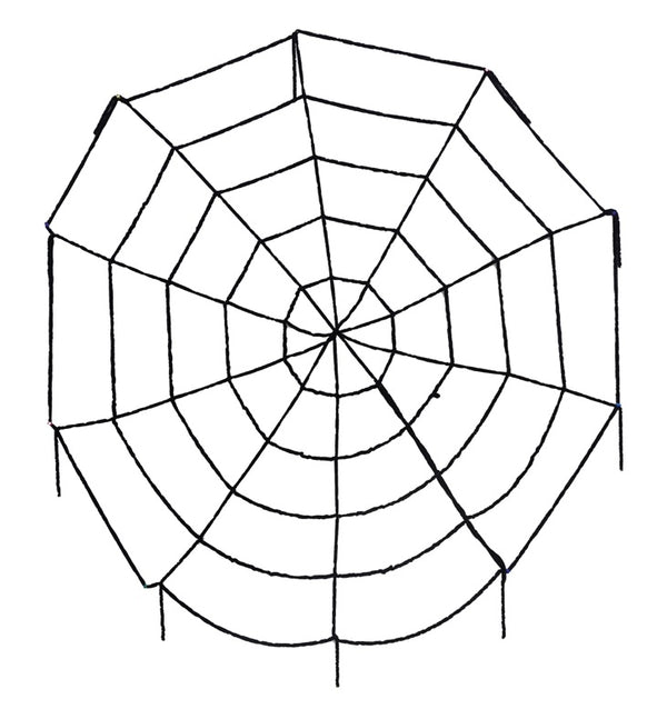 Black Spider Web 1.82m