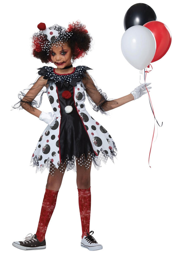 Kids Costume - Evil Clown (Girls)