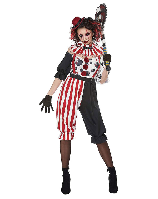 Costume Creepy Clown Ladies