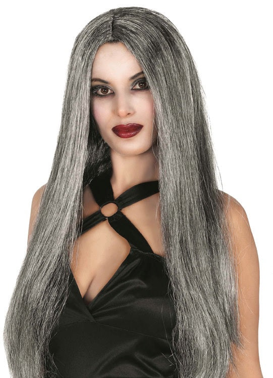 Adult Wig - Witch Grey Long