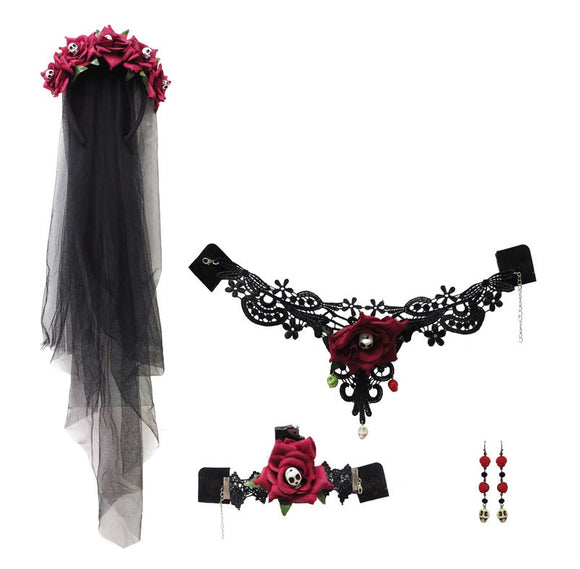 Day Of Dead Deluxe Dress Up Kit