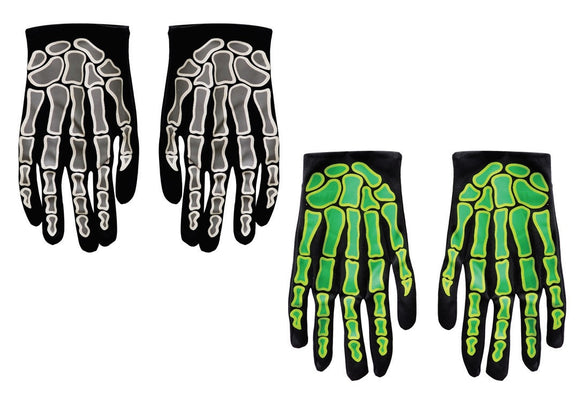 Skeleton Printed Gloves