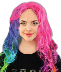 Kids Wig - Rainbow Curly