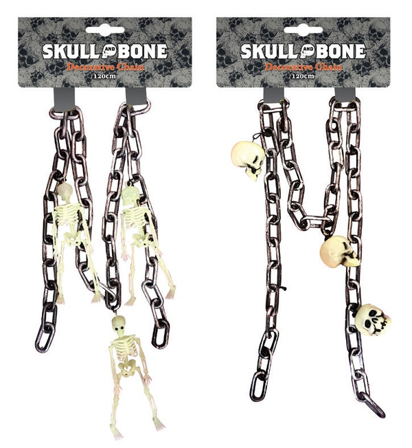 Skeleton Glow In The Dark Chain 花环 (1.2M)