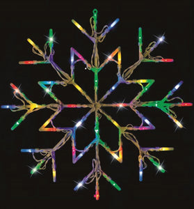 B/O LED Snowflake Silhouette (Dia33cm)