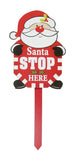 Santa Stop Here Stake (48cm)
