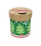 Christmas Kraft Gift Box With String Bow