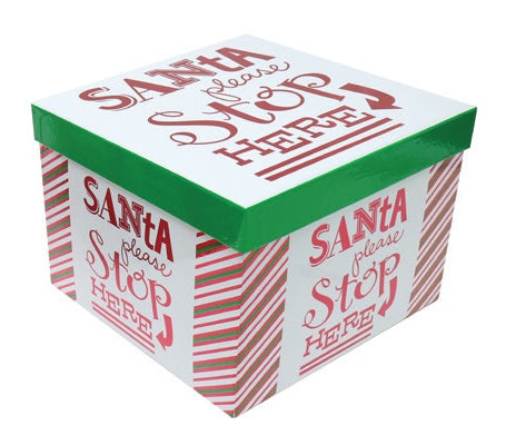 Christmas Gift Box (Square) Foil - Extra Large
