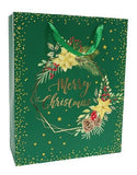 Christmas Gift Bag (Large) - Foil Classic Floral