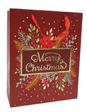 Christmas Gift Bag (Large) - Foil Classic Floral
