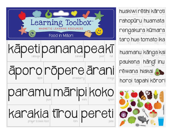 Magnetic Learning Resources - Food In Maori
