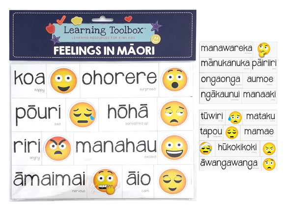 Magnetic Learning Resources - Feelings In Maori